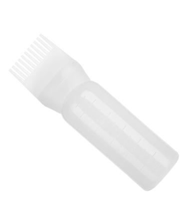 Dioche Root Comb Applicator Bottle - Hair Dyeing Tool with Graduated Scale | 3 Colors - Shampoo & Scalp Treatment Essential (White - Buy Online on GoSupps.com