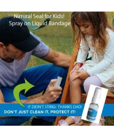 Natural Shield Silver First Aid 1oz Combo Pack - Brush on & Spray on Bandage for Cuts and Scrapes - Woman-Owned US Small Business - Buy Online on GoSupps.com