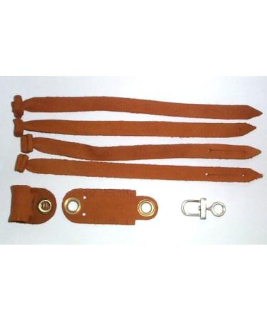 Falconry aylmeri anklets Jesses & Swivel Set (Small)