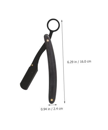 Buy Hemoton Folding Holder for Hairdressing & Shaving | Stainless Steel Men's Razor & Beard Shaver - Vintage & Foldable - Buy Online on GoSupps.com