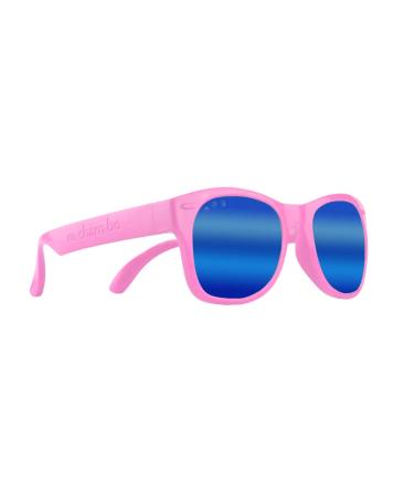 Roshambo Toddler Shades age 2-4years 100% UVA/UVB Protection Completely Unbreakable Sunglasses Popple / Blue Lens