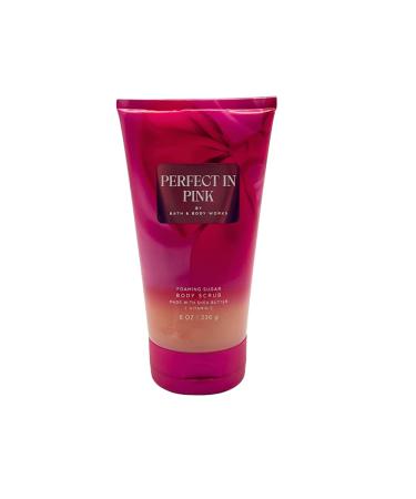 Bath & Body Works PERFECT IN PINK Ultimate Hydration Body Cream & Foaming Sugar Body Scrub 2-piece Gift Set with a Blue Bow for Holidays Full Size - Buy Online on GoSupps.com