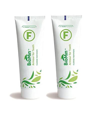 BioMin F Toothpaste 75ml 2 pack (2x 75ml) economy pack with fluoride