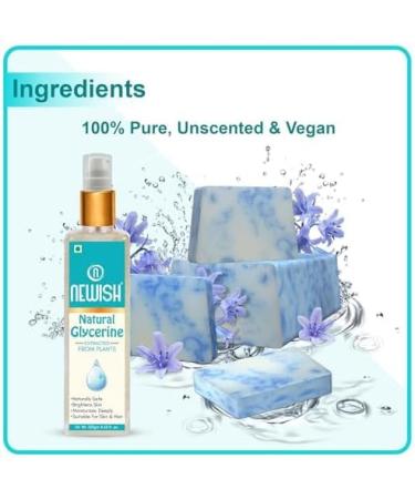 Buy Newish Glycerin for Face & Skin Care - Softening & Moisturizing - 250ml / 8.45 Fl Oz - International Shipping Available - Buy Online on GoSupps.com