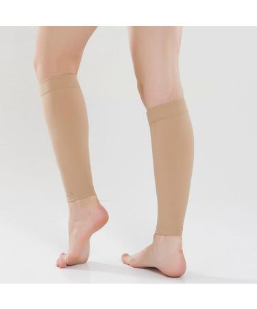 Keduoduo 1 pair of leg shin -sock varicose veins calf sleeve compression support diaper -impression massage devices for sports natural
