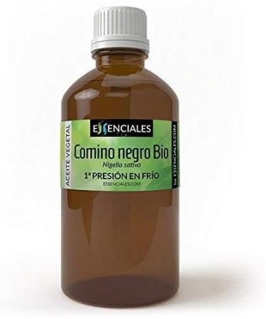 Essenciales Essenciales - Organic Black Cumin (Nigella Sativa) Vegetable Oil 100 ml | 100% Pure and Natural - First Cold Pressed - Certified Organic and Ecological
