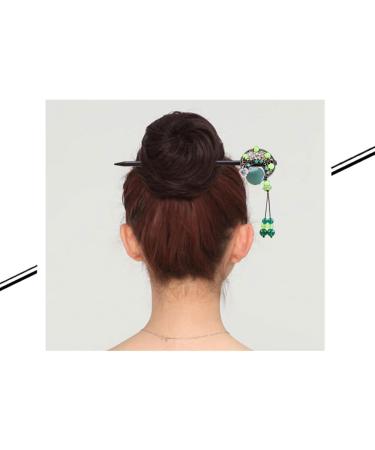 Hair Pin Classical Wood Hair Sticks Dangle Tassel Decorative Chinese Style Hair Chopsticks for Women Ladies and Girls - Buy Online on GoSupps.com