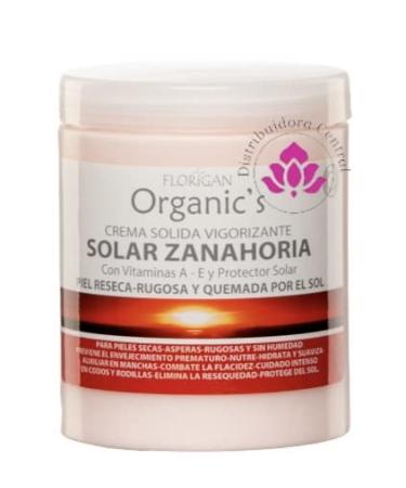 Florigan nvigorating Face & Body After Sun solid Cream Solar Zanahoria Vitamin A & E Infused 600grs.