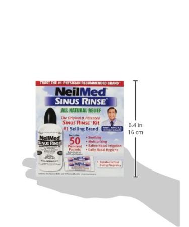 NeilMed Sinus Rinse Kit - Effective Nasal Rinse for Complete Sinus Relief - Buy Online on GoSupps.com