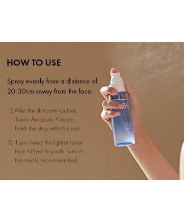 Dr.Ceuracle Hyal Reyouth Oil Drop Mist | Hydrating Serum Spray | Anti-Aging Facial Toner for Sensitive Skin | Plant-Based Squalane & Sugar Cane Extract | 4.22 Fl.oz - Buy Online on GoSupps.com