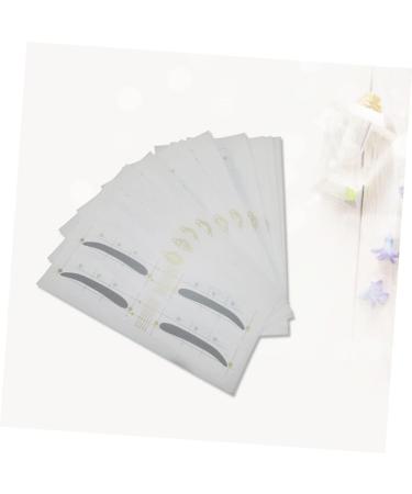 FRCOLOR 12pcs 48 Eyebrow Makeup Tools Eyebrow Card Eyebrow Sticker Stickers Mold Eyebrow Trimming - Buy Online on GoSupps.com