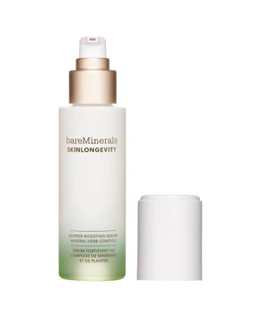 bareMinerals Skinlongevity Barrier Boosting Serum, 30ml, Vegan, Cruelty-Free & Dermatologist-Tested Mineral Herb Complex 30ml