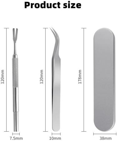 PAIDASHU Tick Remover Stainless Steel Tick Remover Tick Removal Tool for Dogs Cats Horses Tick Hook Kit Included Removal Tweezers+ Tick Shovel+ Iron Box - Buy Online on GoSupps.com