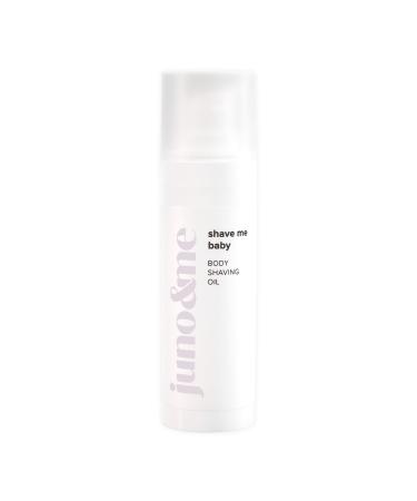 Juno & ME - Body Shaving Oil: Razor oil for thorough & smooth shave - 2in1 effect through care during shaving - helps with razor pimples & razor burn - almond oil & aloe vera - vegan body care - 30ml - Buy Online on GoSupps.com
