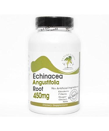 Echinacea Angustifolia Root 450mg 200 Capsules - No Additives Naturetition Supplements