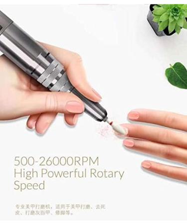 Mini Professional Nail File Kit Handpiece Grinder with Polishing Shape Tool for Acrylic Gels Nails Manicure Pedicure Nail Buffer Manicure Pedicure Polishing Tools - Buy Online on GoSupps.com