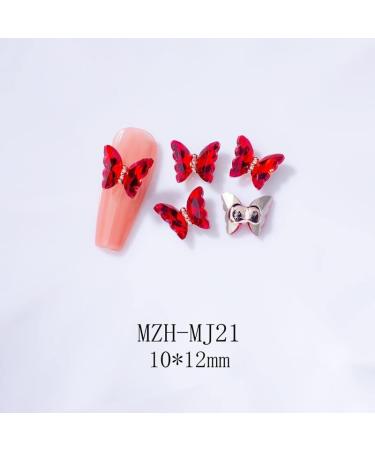 3D Nail Art Rhinestone Crystal AB Butterfly Charms Sparkle Nail Decoration Jewerlry Hand Craft DIY Accessories (MJ21) - Buy Online on GoSupps.com