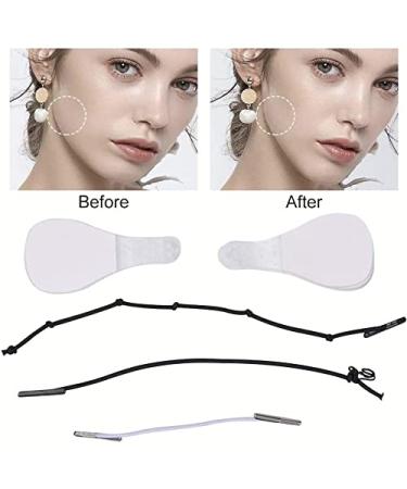 80-Piece Invisible Face Lift Tape | V-Shape Lifting Stickers & Tools for Makeup | Thin Discreet Face Elevation Solution - Buy Online on GoSupps.com