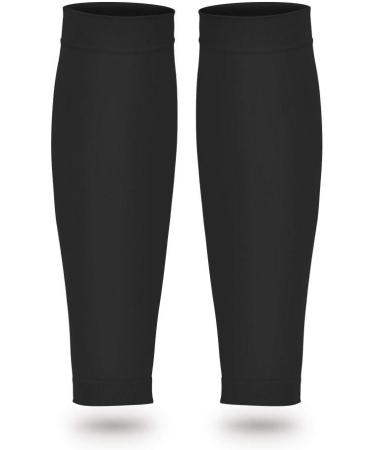 Life Compression Socks for Men & Women - Varicose Vein Pain Relief Calf Sleeves | 1 Pair of Elastic Sports Socks (L-Black - Buy Online on GoSupps.com
