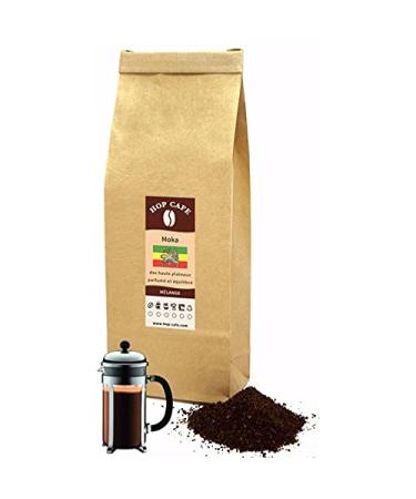HOP CAFE Ground Plunger Coffee Maker - Ethiopia Mocha Blend - 500g
