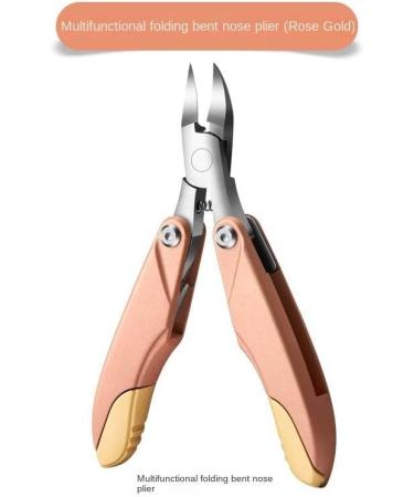 Folding Olecranon Nail Clippers Nail Groove Embedded Nail Nail Scissors Nail File Nail Clippers Manicure Manicure Set/204 (Color : Hongheise Zhijiaqian) - Buy Online on GoSupps.com