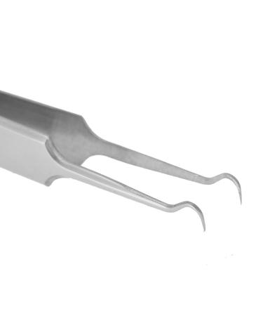 Blackhead Tweezers - Curved Stainless Steel Pimple Extractor & Facial Care Tool for Clear Skin - Buy Online on GoSupps.com