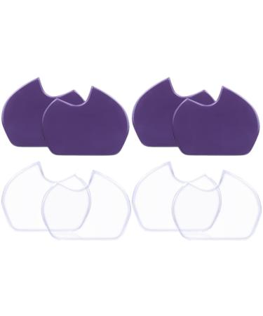 FRCOLOR 4 Pairs Half Size Pad Foot Pads Shoe Toe Filler Metatarsal Pads Ball Women Metatarsal Pads Big Shoe Filler Womens High Heel Shoes Ladies Pumps Women Forefoot Pads Miss Non-Slip Gel