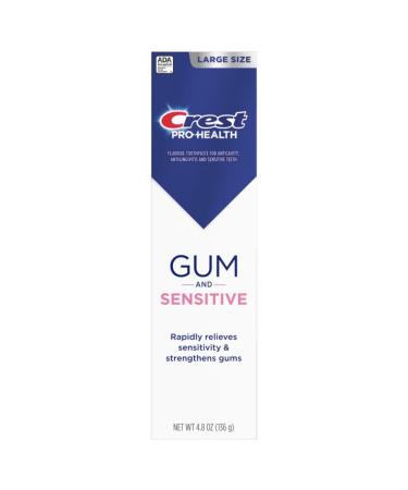 Crest Pro-Health Sensitive and Gum All Day Protection Toothpaste 4.8 oz- Anti cavity Antibacterial Fluoride Clinically Proven Sensitivity 4.8 Ounce (Pack of 1) - Buy Online on GoSupps.com