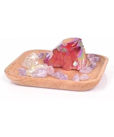 Room Decoration Raw Natural Red Electroplating Quartz Stone Cluster Crystals Beautiful 1pc 100G-130G - Buy Online on GoSupps.com