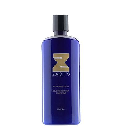 Zach's Wax Extra Firm Hold Gel  12 oz - Hair Gel for Men