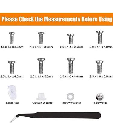 1100PCS Eyeglasses Repair Kit with Precision Screwdriver Set, Tweezers - for Glasses, Sunglasses, Jewelry, Watches - Buy Online on GoSupps.com