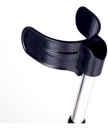 Forearm Crutches Adjustable Crutches Metallic Black Pair of anatomical crutches for forearm with closed cuff Lightweight Arm Crutch holiday gift - Buy Online on GoSupps.com