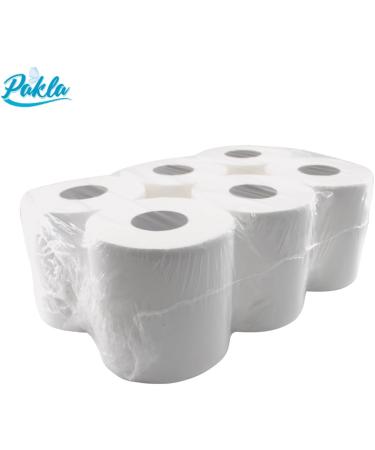 EnPack Pakla Household Towels - 6 Rolls 160m Perforated Paper Towels for Kitchen & Cleaning - High-White 2-Layer Absorbent Rolls - Buy Online on GoSupps.com