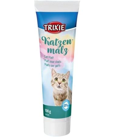 TRIXIE Malt for Cats | Pack of 4 | 4 x 100 g | Food Supplement for Cats That May Help with Hairball Formation | May Help Improve Digestion - Buy Online on GoSupps.com