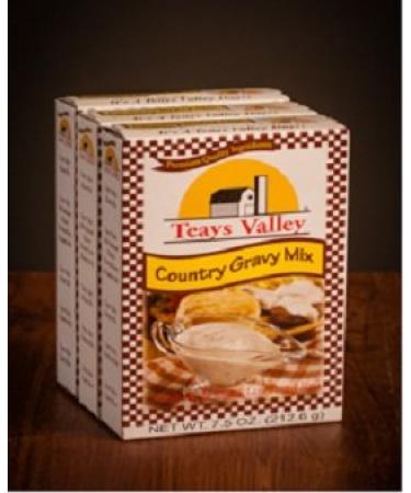 Teays Valley Country Gravy Mix 7.5 Oz Box - Pack of 4 | Delicious Homestyle Gravy Mix - Buy Online on GoSupps.com