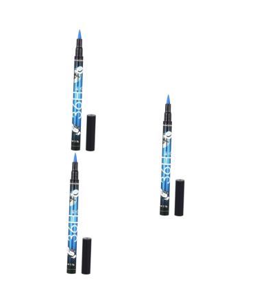 NOLITOY 3pcs Liquid Eyeliner Black Waterproof Eyeliner Liquid Liner Women Eyeliner Waterproof Pen No Smudge 1 count (Pack of 1) As Shownx3pcs