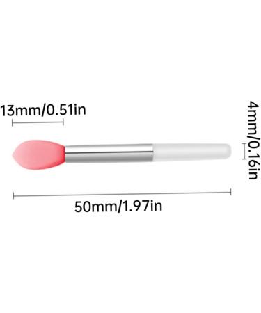 Silicone Lip Brushes Mini Lip Scrub Brush Reusable Lip Balm Applicators For Lip Care Lip Mask Applicator Lip Balm Applicator Lip Brushes Makeup Lipstick Brush 10PCS - Buy Online on GoSupps.com