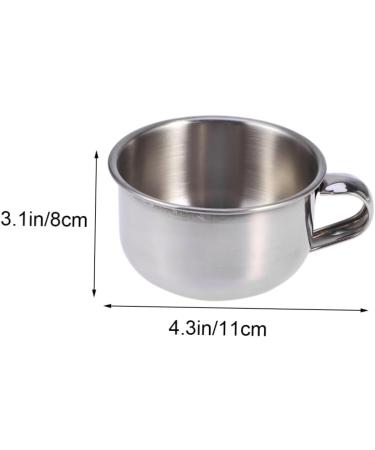 Beavorty Men's Razor Set | 2-Piece Shaving Kit with Soap Cup & Grip | Robust Steel Bald Head Shaver - Buy Online on GoSupps.com