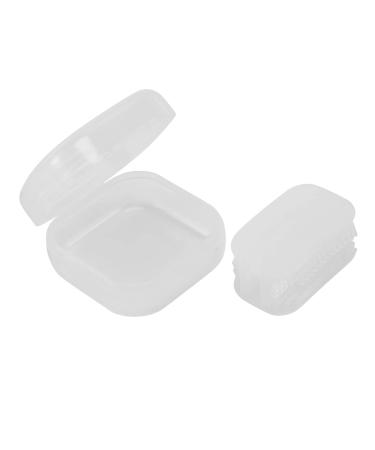 Sprendi chew automatic toothbrush head-360 degrees cleaning silicone toothbrush for adults automatically spit bubble birthday & valentine's day (transparent)