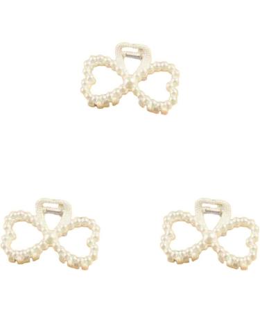 New 2025 1/3Pcs Luxury Trendy Big Pearls Acrylic Hair Claw Clips Round Pearl Makeup Hair Styling Barrettes For Women Hair Accessories Jewelry Fashion Accessories Creative Gift - Buy Online on GoSupps.com