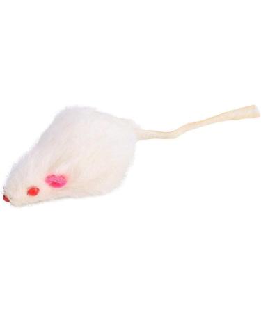 Cat Toys Mice 12Pcs Simple Pet Cat Toy Mouse Small Plush Mouse Mini Interactive Play Funny Cat Toy Fake Mouse for Kitten Cat - Buy Online on GoSupps.com