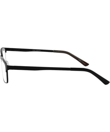 Eyecedar Amcedar Reading Glasses for Men - Rectangle Frame Stainless Steel Spring Hinges | +3.00 Magnification | 5 Colors Available - Buy Online on GoSupps.com