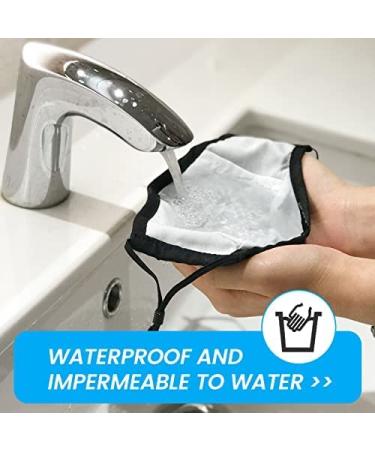 3-Ply Cloth Face Mask 6 Pack - Adjustable Ear Loops - Reusable & Washable - Breathable Covering for Men & Women (Black/Grey/Red/Green/Blue/Brown) - Buy Online on GoSupps.com