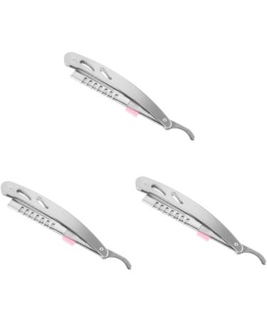 Beaupretty 3-in-1 Foldable Beard Cutting Knife & Eyebrow Shaping Tool - Shaving Razor & Hairdresser Accessories for Perfect Grooming - Buy Online on GoSupps.com