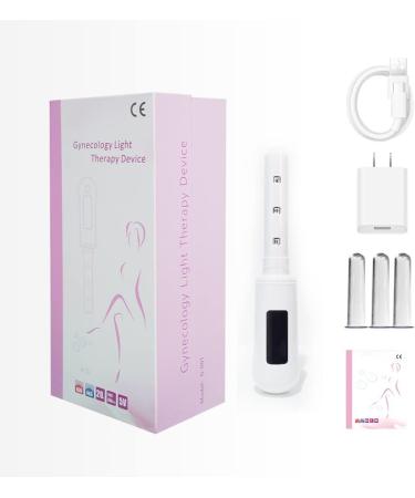 Hormone-Free Feminine Care Wand for Menopause Support, Vaginitis, and Vaginal Rejuvenation with Red & Blue Light Therapy - Buy Online on GoSupps.com