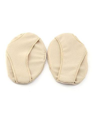SturdyFoot - Fabric Gel Metatarsal Pads for Foot Cushion Morton's Neuroma - Brown Fabric M
