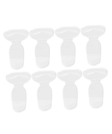 FOMIYES 4 Pairs Half Size Mat Insoles for Heels Shoe Inserts for Heels Insoles Shoe Pads for Women Shoes Invisible Cushion Do Not Follow Sticker
