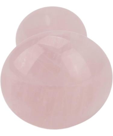 Yinhing Rose Quartz Gua Sha Scraper Plate | Mushroom Shaped Facial Massage Tool for Skin Tightening & Relaxation | International Shipping Available - Buy Online on GoSupps.com