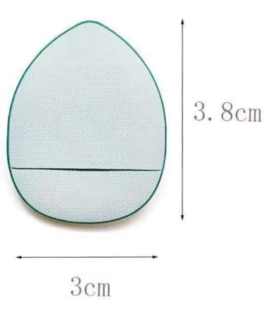  HONMEET 15Pcs Puffs Cream Foundation Puff Water Drops Makeup Fingers Powder Makeup Powder Puff Polyurethane Hydrophilic Finger Pad Miss - Buy Online on GoSupps.com