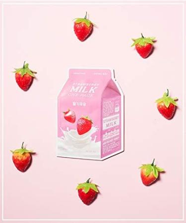 A'PIEU APIEU Strawberry Milk OnePack Mask Sheet Mask Korea Cosmetica 1 stuk - Buy Online on GoSupps.com